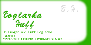 boglarka huff business card